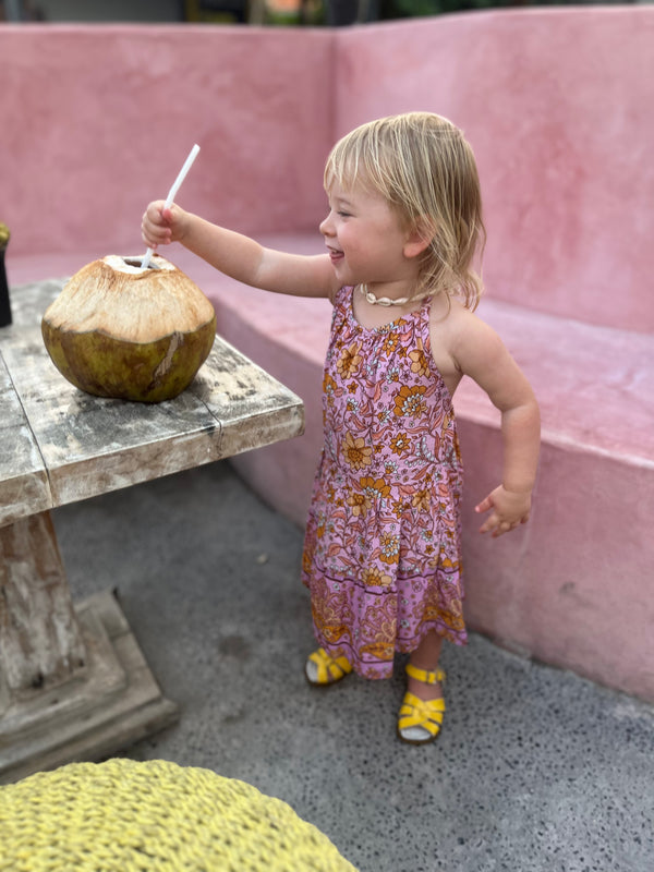 Pink Mustard Magian Dress