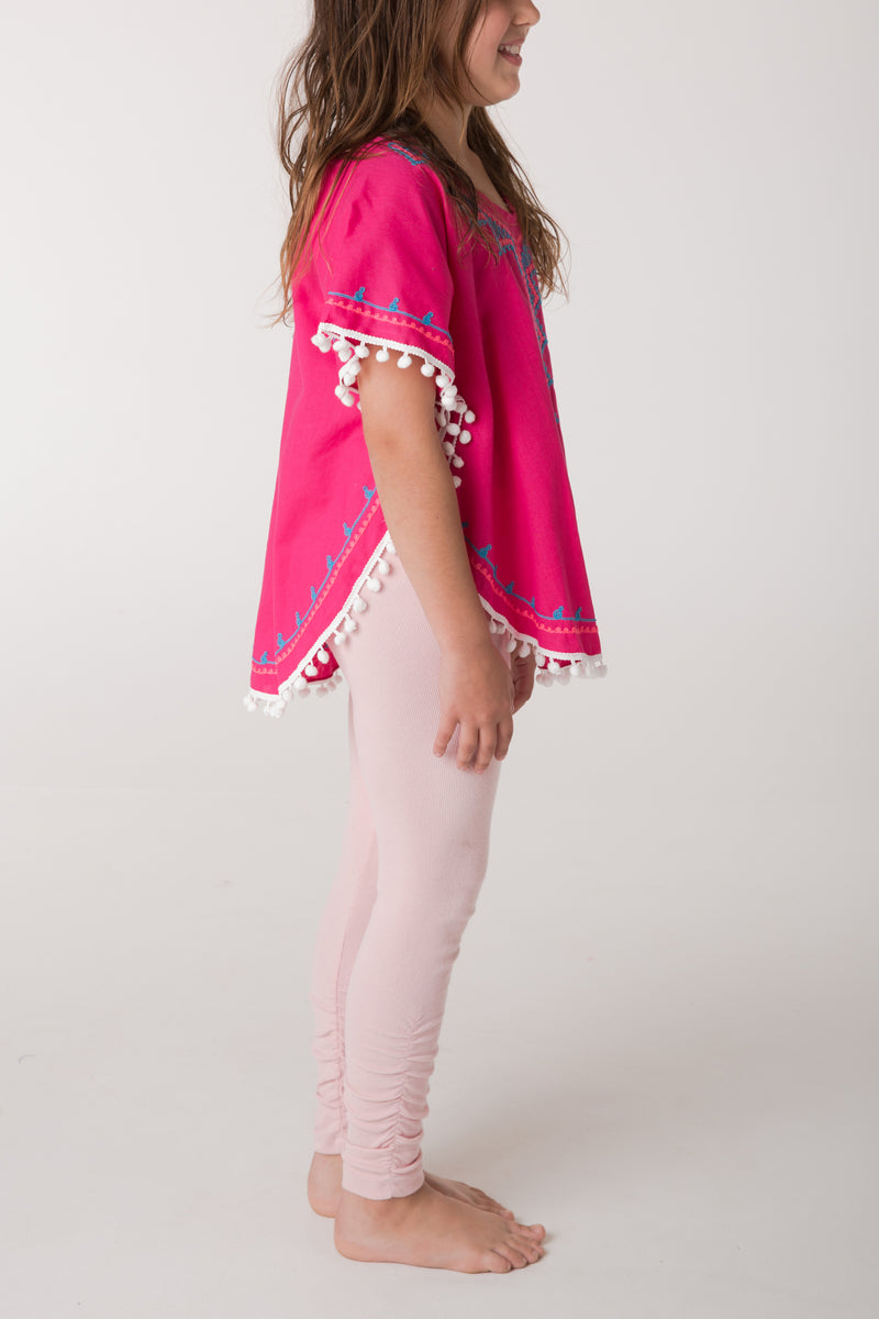 Hot Pink Poncho