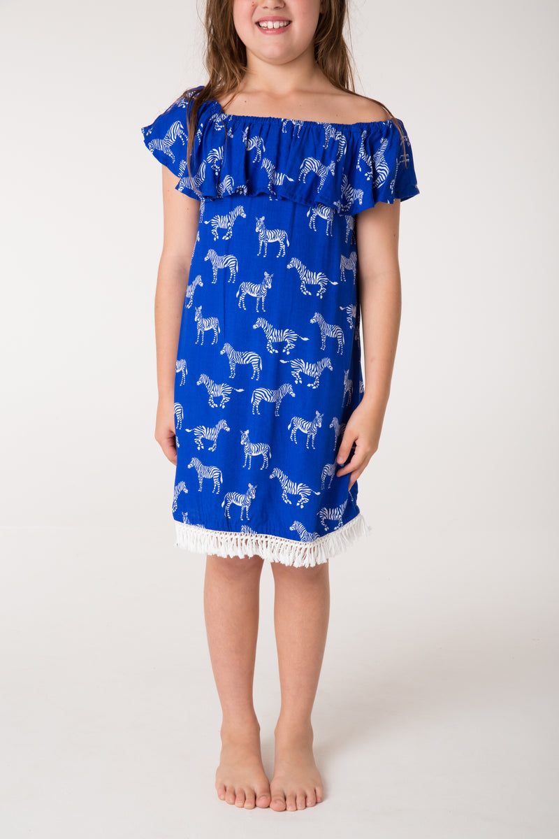 Blue Zebra Sienna Dress