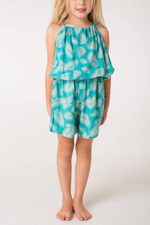 Blue Palm Savanah Playsuit